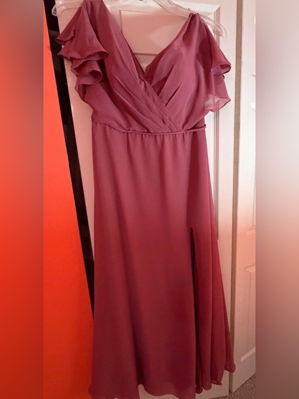 Mori Lee bridesmaid dress, Rosewood, style #21667